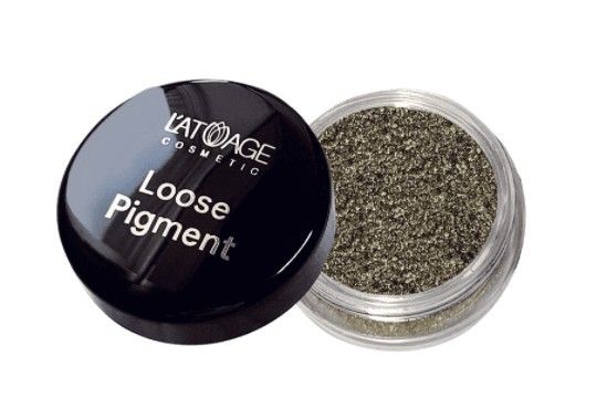 L'atuage Eye Shadow Pigment "Loose Pigment" №614 olive gold